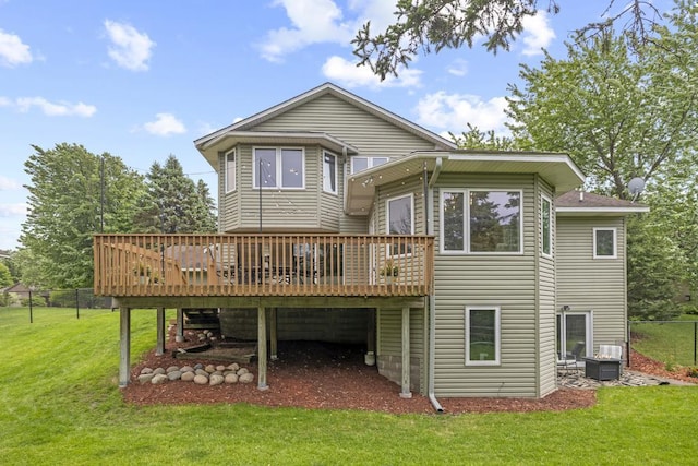 1279 146th Ln NW, Andover, MN 55304 - back of house featuring a deck