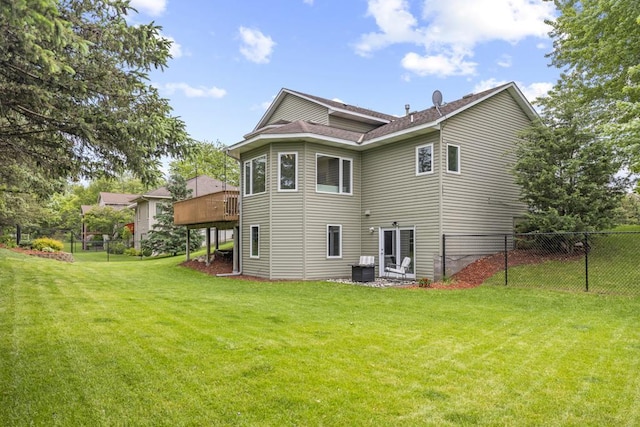 1279 146th Ln NW, Andover, MN 55304 - rear view of property with a deck