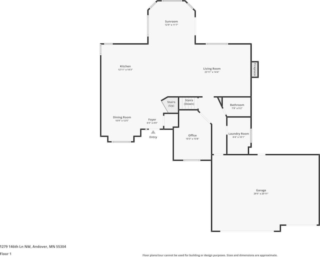 1279 146th Ln NW, Andover, MN 55304 - home floor plan