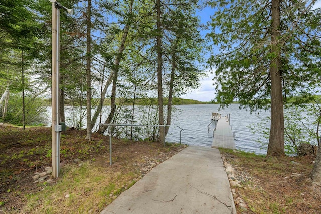 52852 Brush Shanty Lake Rd, Bigfork, MN 56628 - dock area featuring a water view