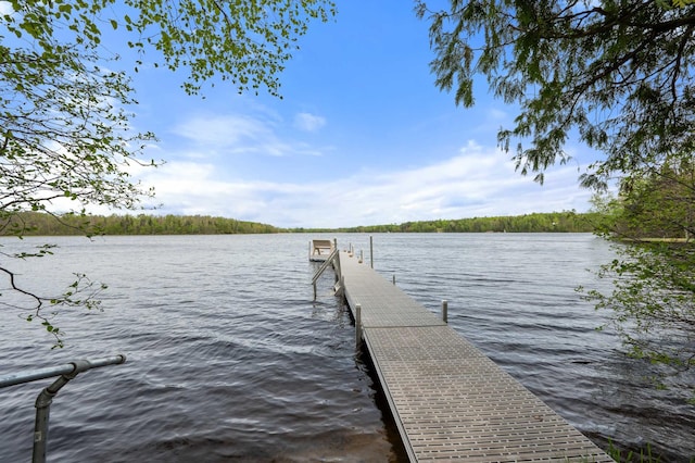 52852 Brush Shanty Lake Rd, Bigfork, MN 56628 - dock area featuring a water view