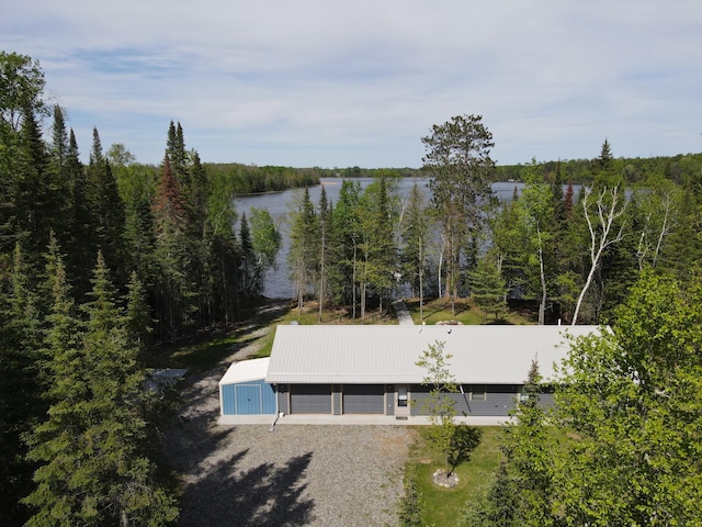 52852 Brush Shanty Lake Rd, Bigfork, MN 56628 - view from above of property featuring a large body of water