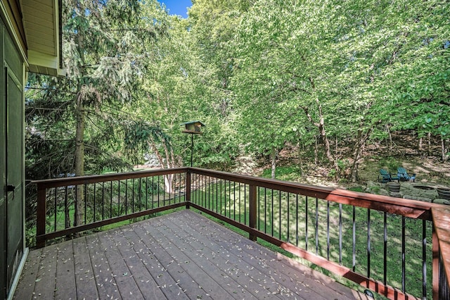 6415 Queensland Ln N, Maple Grove, MN 55311 - view of wooden deck