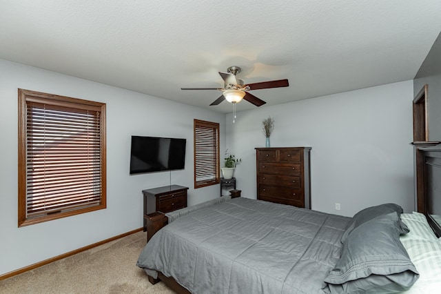 1436 Tunbridge Pl NE, Byron, MN 55920 - bedroom with carpet floors, baseboards, and ceiling fan