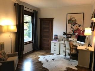 2204 Girard Ave S, Minneapolis, MN 55405 - home office featuring wood finished floors