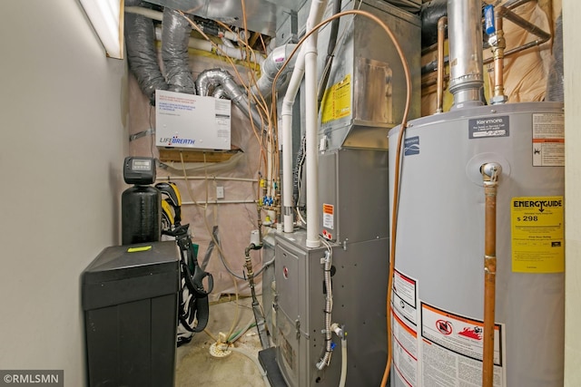 2119 13th Ave E, North Saint Paul, MN 55109 - utilities featuring gas water heater and heating unit