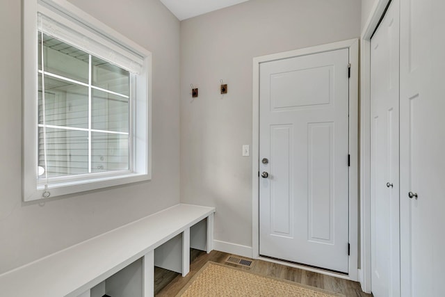 1715 Par Ln, Buffalo, MN 55313 - mudroom featuring wood finished floors and baseboards