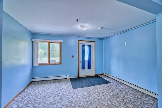 417 Main St S, Aurora, MN 55705 - foyer entrance with a baseboard radiator