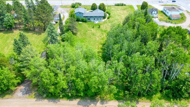 417 Main St S, Aurora, MN 55705 - aerial view of property and surrounding area