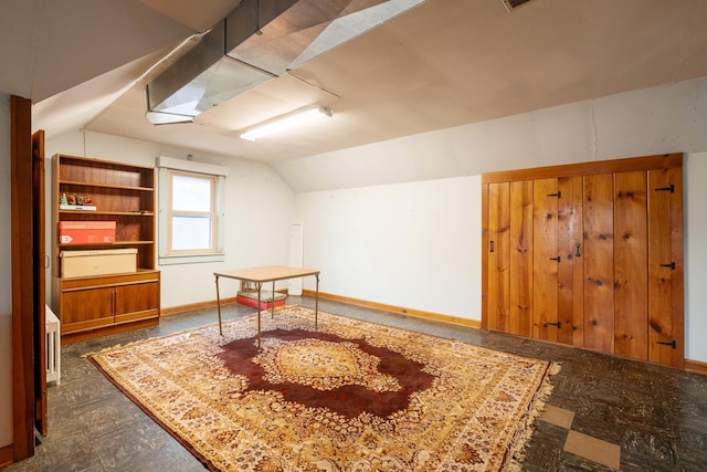 241 Queen Ave S, Minneapolis, MN 55405 - additional living space with lofted ceiling and baseboards