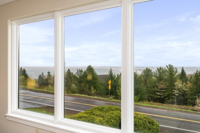 1101 Skyline Pkwy, Duluth, MN 55805 - detailed view of a nearby body of water and a parking lot
