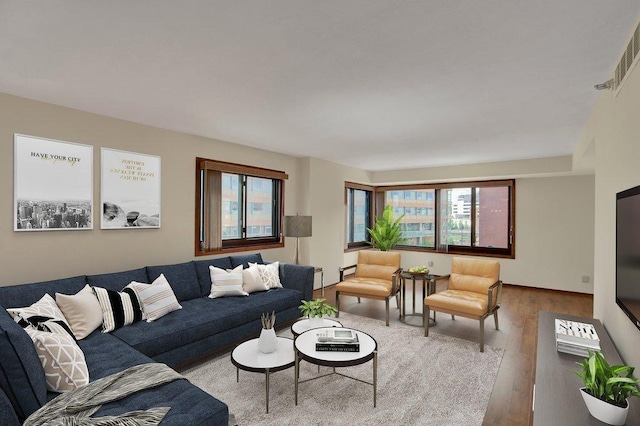 26 10th St W Unit 502, Saint Paul, MN 55102 - living area with wood finished floors