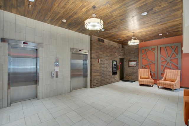 26 10th St W Unit 502, Saint Paul, MN 55102 - common area with wood ceiling