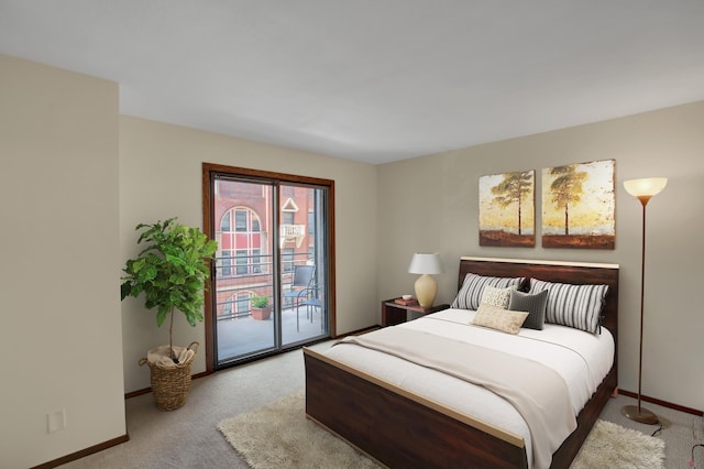 26 10th St W Unit 502, Saint Paul, MN 55102 - bedroom with access to outside and carpet