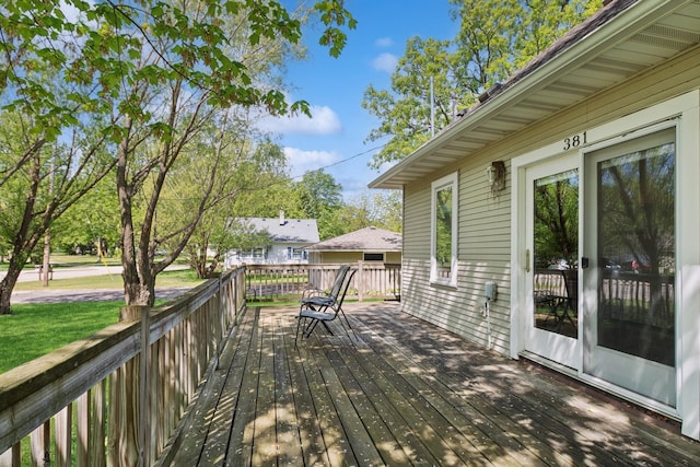 381 Ormsbee St, Big Lake, MN 55309 - view of deck