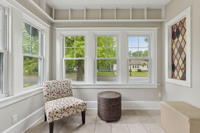 1418 Payne Ave, Saint Paul, MN 55130 - sunroom / solarium with tile patterned flooring and baseboards