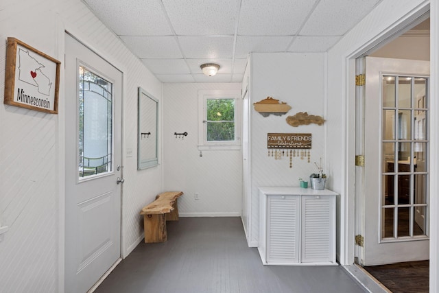 332 2nd St, New Richmond, WI 54017 - doorway with a paneled ceiling