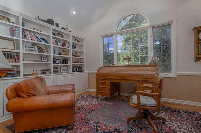 6323 Timber Trl, Edina, MN 55439 - office space featuring light wood finished floors and wallpapered walls