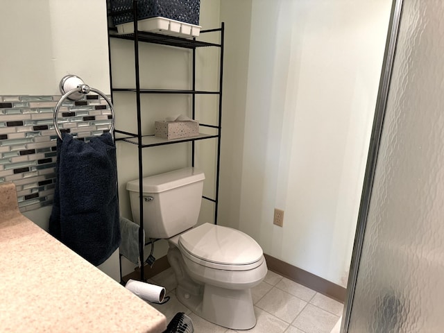 115 Mn Highway 78 N, Ottertail, MN 56571 - bathroom featuring toilet, baseboards, and tile patterned floors