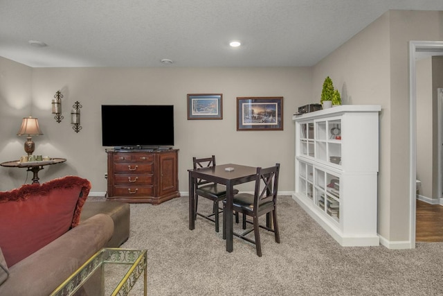 4745 Copper Cir, Woodbury, MN 55129 - dining space featuring light carpet and recessed lighting