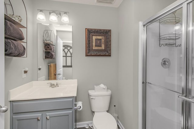 4745 Copper Cir, Woodbury, MN 55129 - bathroom featuring vanity and a stall shower