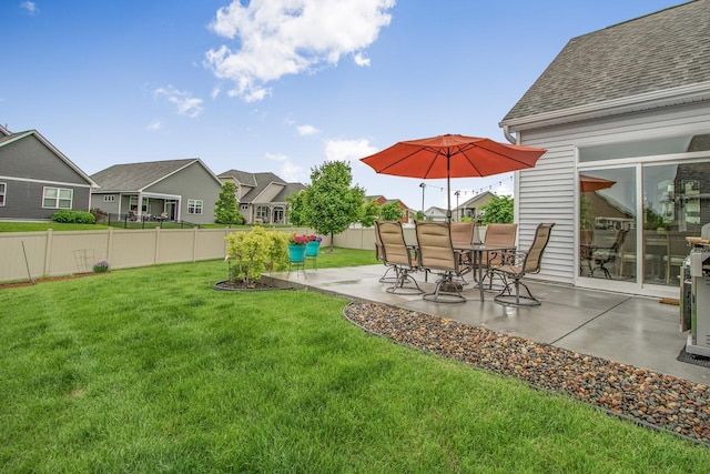 4745 Copper Cir, Woodbury, MN 55129 - view of yard featuring a patio and a residential view