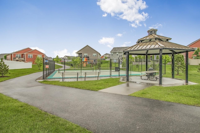 4745 Copper Cir, Woodbury, MN 55129 - view of community featuring a gazebo and a residential view