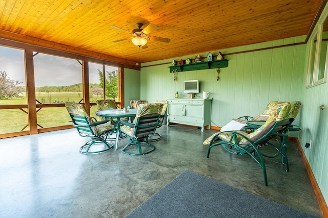 N12011 County Road Ss, Otter Creek Twp, WI 54772 - view of sunroom