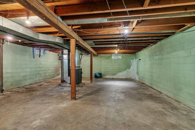16736 County Road 49, Cold Spring, MN 56320 - unfinished basement with heating unit