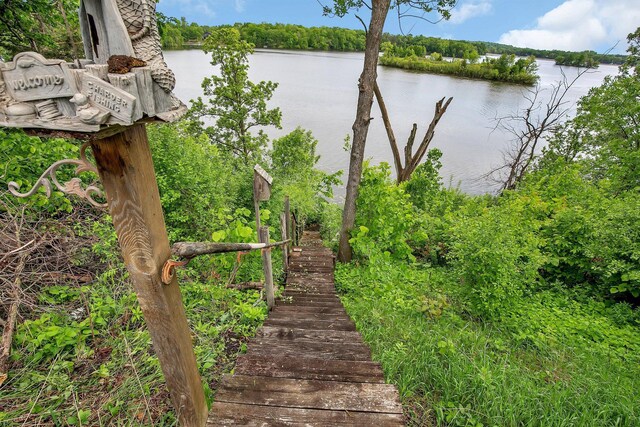 16736 County Road 49, Cold Spring, MN 56320 - dock area featuring a water view