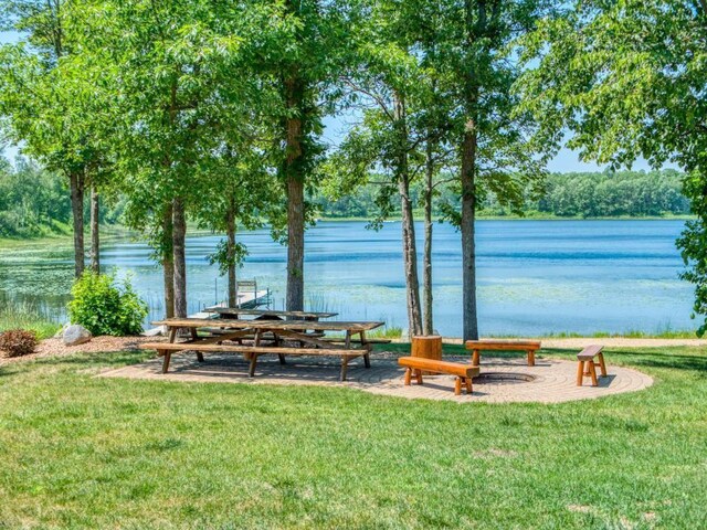10719 Lumberjack Rd NW, Alaska Twp, MN 56667 - view of property's community featuring a water view and a lawn