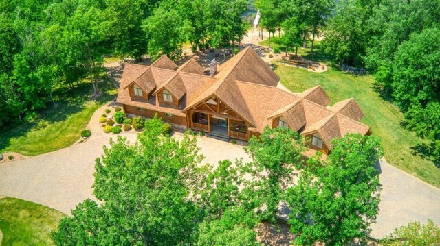 10719 Lumberjack Rd NW, Alaska Twp, MN 56667 - view from above of property