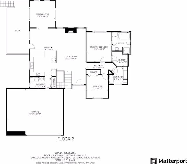 9536 Windflower Pl, Champlin, MN 55316 - home floor plan