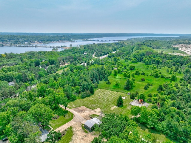 1970 Saint Croix Trl N, West Lakeland Twp, MN 55082 - aerial view of a large body of water and a notable bridge