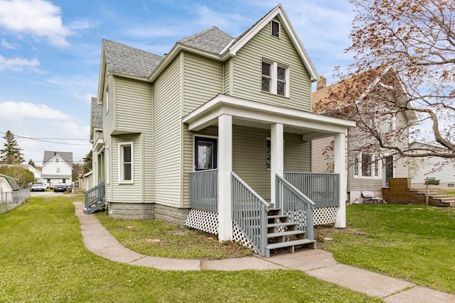 319 60th Ave W, Duluth, MN 55807 - view of front of house with roof with shingles and covered porch