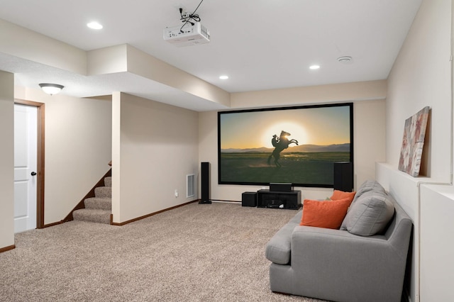 15239 Embry Path, Apple Valley, MN 55124 - carpeted cinema featuring recessed lighting and baseboards