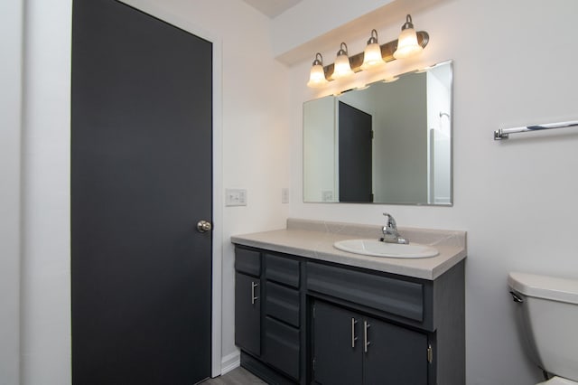 619 Aspen Ave S, Amery, WI 54001 - bathroom with toilet and vanity