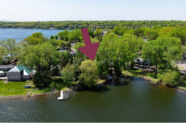 364 Owasso Blvd N, Shoreview, MN 55126 - drone / aerial view of a large body of water
