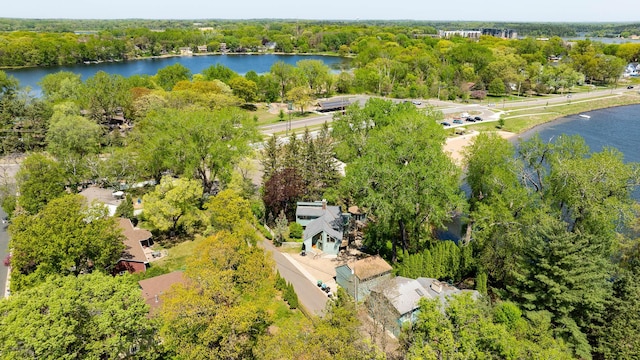 364 Owasso Blvd N, Shoreview, MN 55126 - drone / aerial view of a nearby body of water and a tree filled landscape