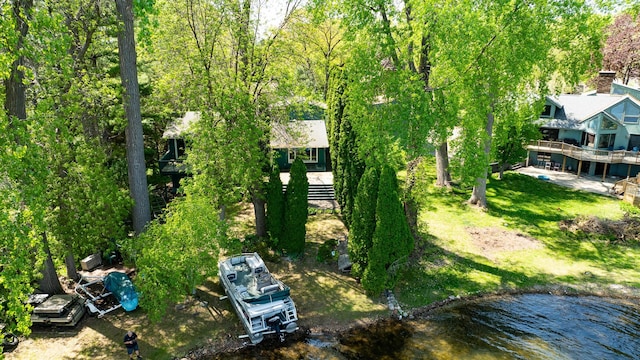 364 Owasso Blvd N, Shoreview, MN 55126 - view from above of property featuring a nearby body of water
