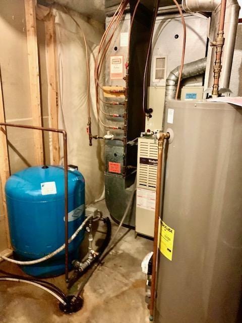 701 Parkview Ln N, Champlin, MN 55316 - utility room with gas water heater
