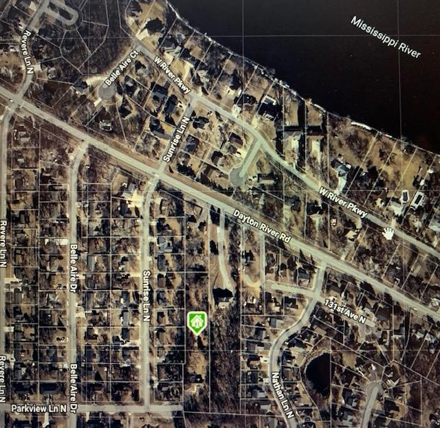 701 Parkview Ln N, Champlin, MN 55316 - map of property location