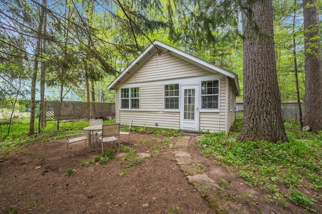 9298 Park Ave, Solon Springs, WI 54873 - back of house with outdoor dining space