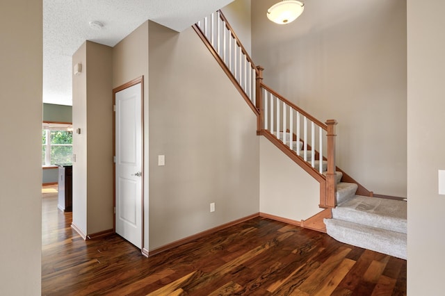 4231 Maple Hurst Dr N, Rockford, MN 55373 - staircase with wood finished floors