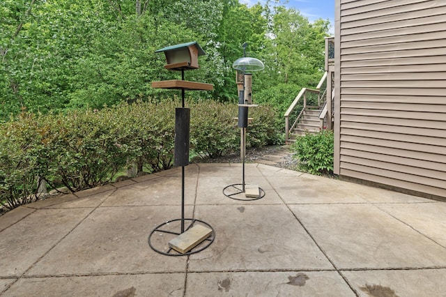 4231 Maple Hurst Dr N, Rockford, MN 55373 - view of patio / terrace with stairs