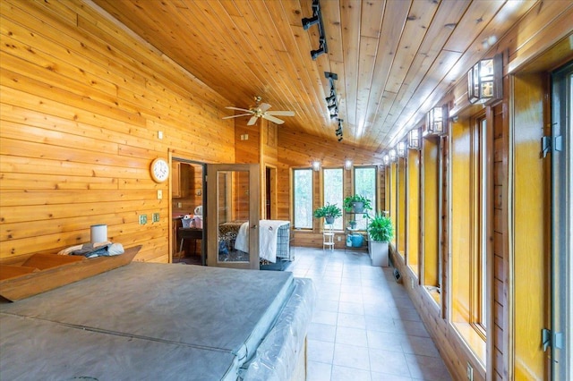 11567 S Lake Blvd, Lake Nebagamon, WI 54849 - sunroom featuring track lighting