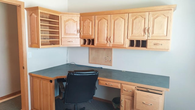 8848 Leander Rd, Angora Twp, MN 55723 - unfurnished office with built in study area