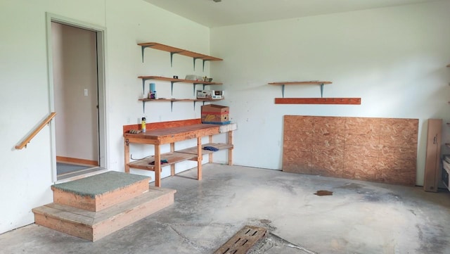 8848 Leander Rd, Angora Twp, MN 55723 - miscellaneous room featuring unfinished concrete flooring