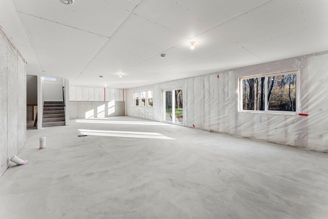 1708 Misty Cir, Buffalo, MN 55313 - below grade area featuring stairway
