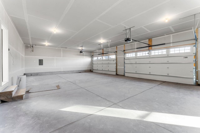 1708 Misty Cir, Buffalo, MN 55313 - garage featuring a garage door opener and electric panel